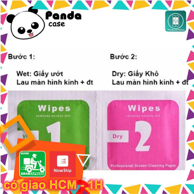 Khăn giấy Lau 1 2 kính cường lực A-I-PHÔN 5/5s/6/6s/7/7plus/8/8plus/plus/x/xr/xs/11/12/pro/max - PandaCase