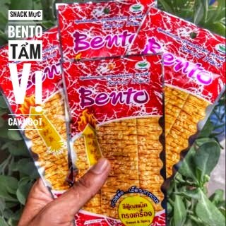 Snack Mực Tẩm Gia Vị Bento Hàng Thái Lan Siêu Ngon Gói 5gr / 20gr / Lốc 13 Gói