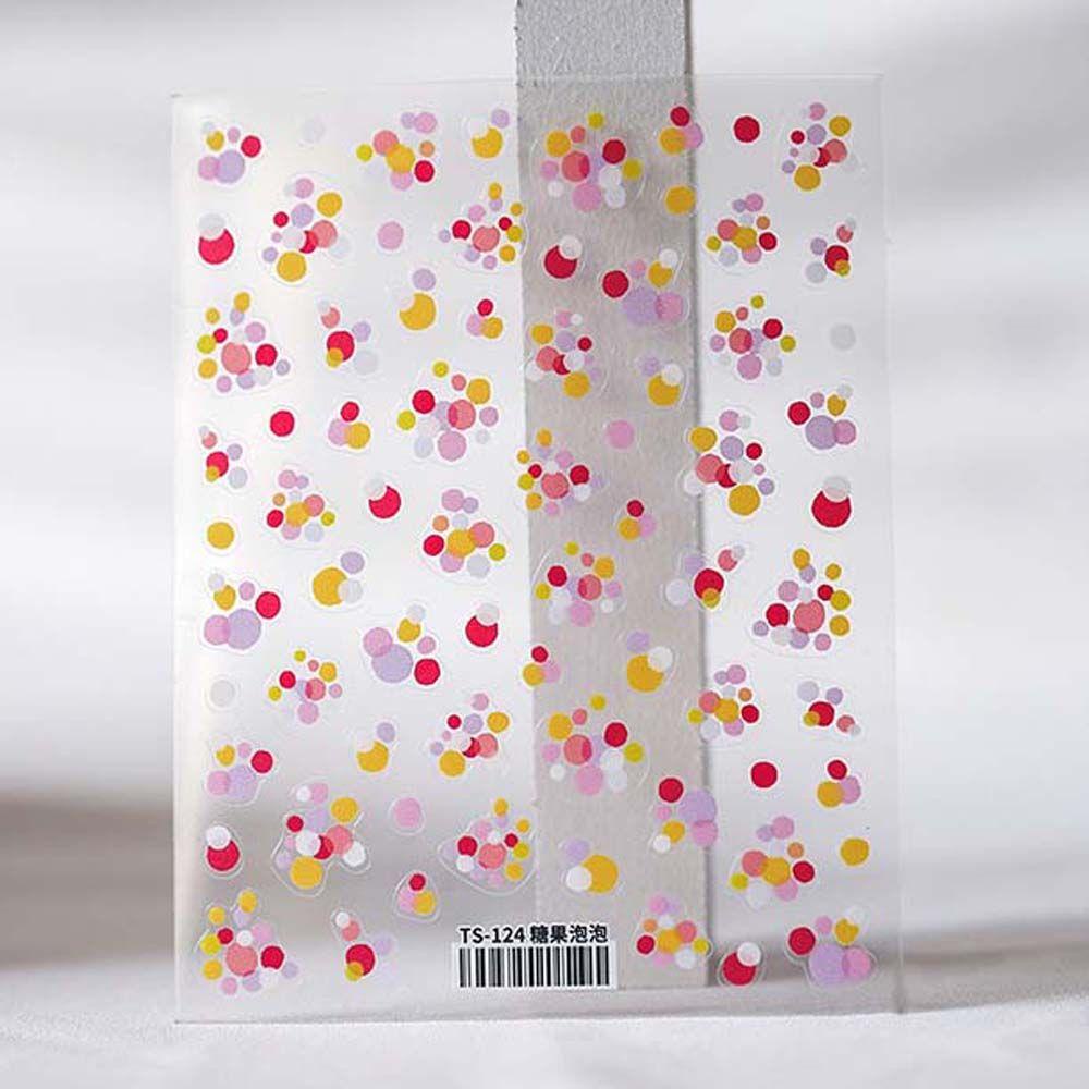 Miếng Dán Trang Trí Móng Tay Hình Hoa Lá Thời Trang