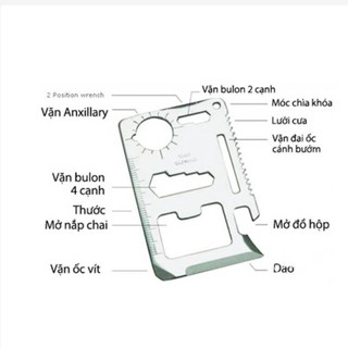 Miếng thép 11 chức năng dành cho dân phượt