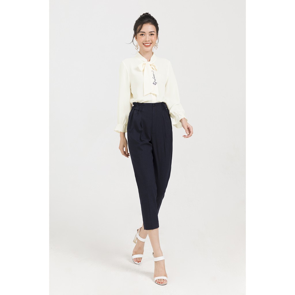 [Mã WABRLAMER giảm 15% tối đa 66k đơn 150k] Quần baggy chun 2 sườn LAMER L64K20Q008 (Đen/Xanh than)