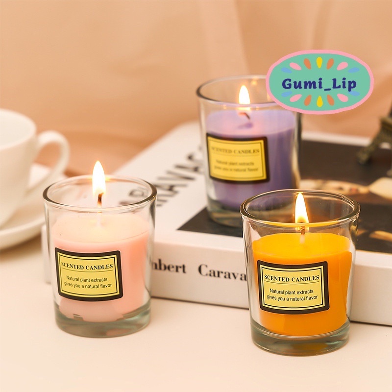 Nến thơm thiên nhiên trang trí phòng SCENTED CANDLES 4x6cm