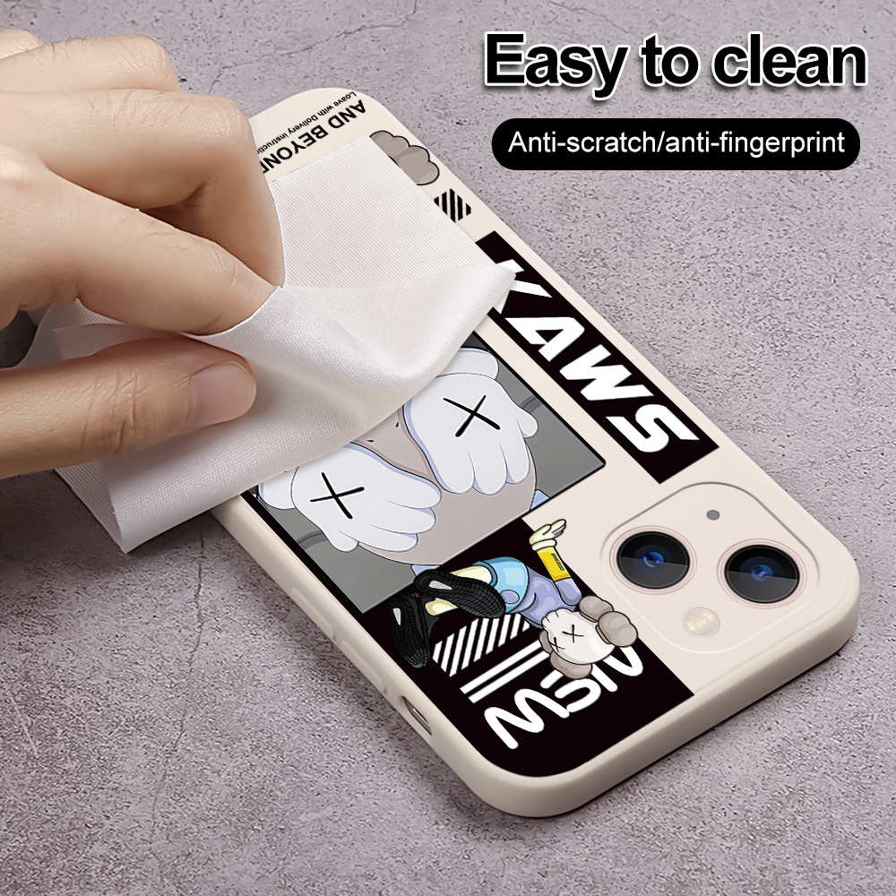 Ốp Điện Thoại Silicon Mềm Hình Gấu KAWS Cho Xiaomi Redmi 10 9T 9C Nf 9A 9 8A 8 6 6A NOTE 11 10 9 8 7 PRO 9S 4G 5G K20 PRO K30 30i