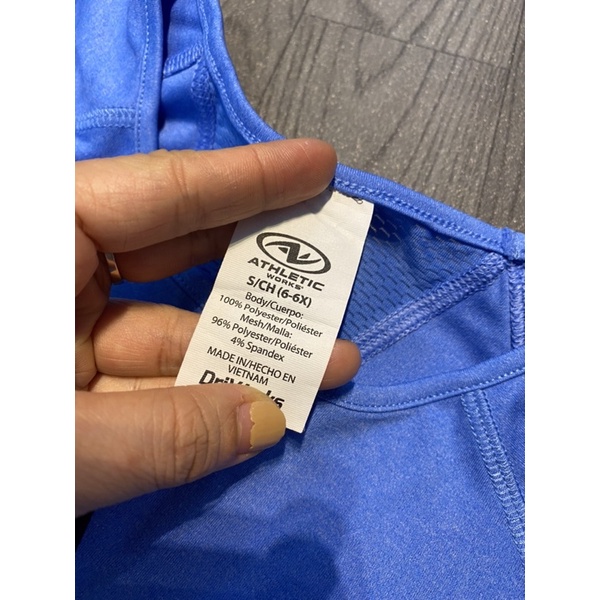 Áo phông thể thao cho bé gái size 6-6x~ 20-25kg