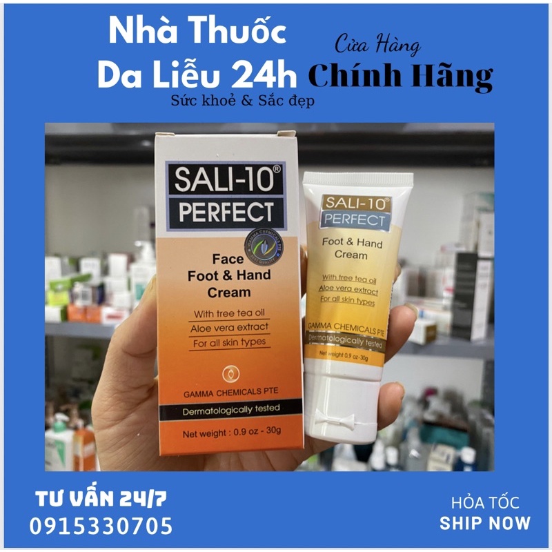 Sali 10 giảm nứt gót chân , khô da, nhăn da