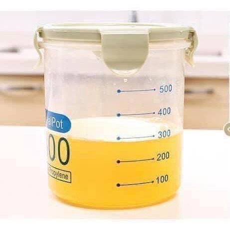 Set 3 Hộp Nhựa Chia Vạch Đựng Thực Phẩm Cực Kỳ Tiện Lợi