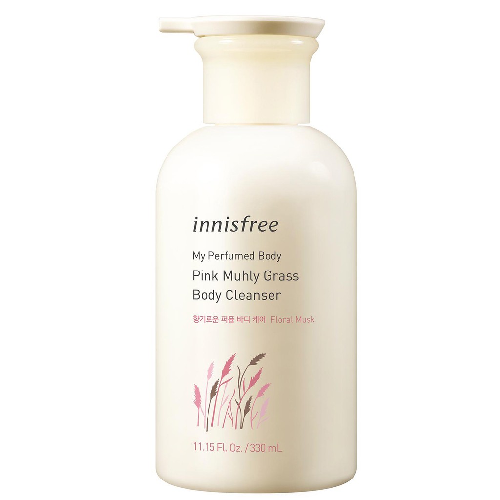 Sữa tắm hương nước hoa innisfree My Perfumed Body Cleanser 330ml #Pink Muhly Grass