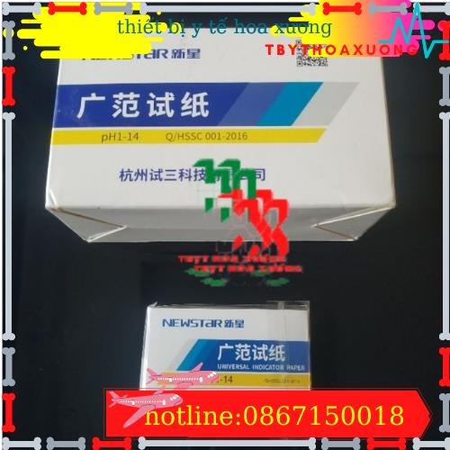 [Hàng Chuẩn] Giấy Quỳ Tím Thử Độ pH Thang Đo Từ 1 Đến 14