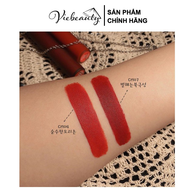 [CM05-CM12] Son Kem Black Rouge Cream Matt Rouge Màu Hot CM05 CM07 CM06 CM04 25.7g - Khongcoson | BigBuy360 - bigbuy360.vn