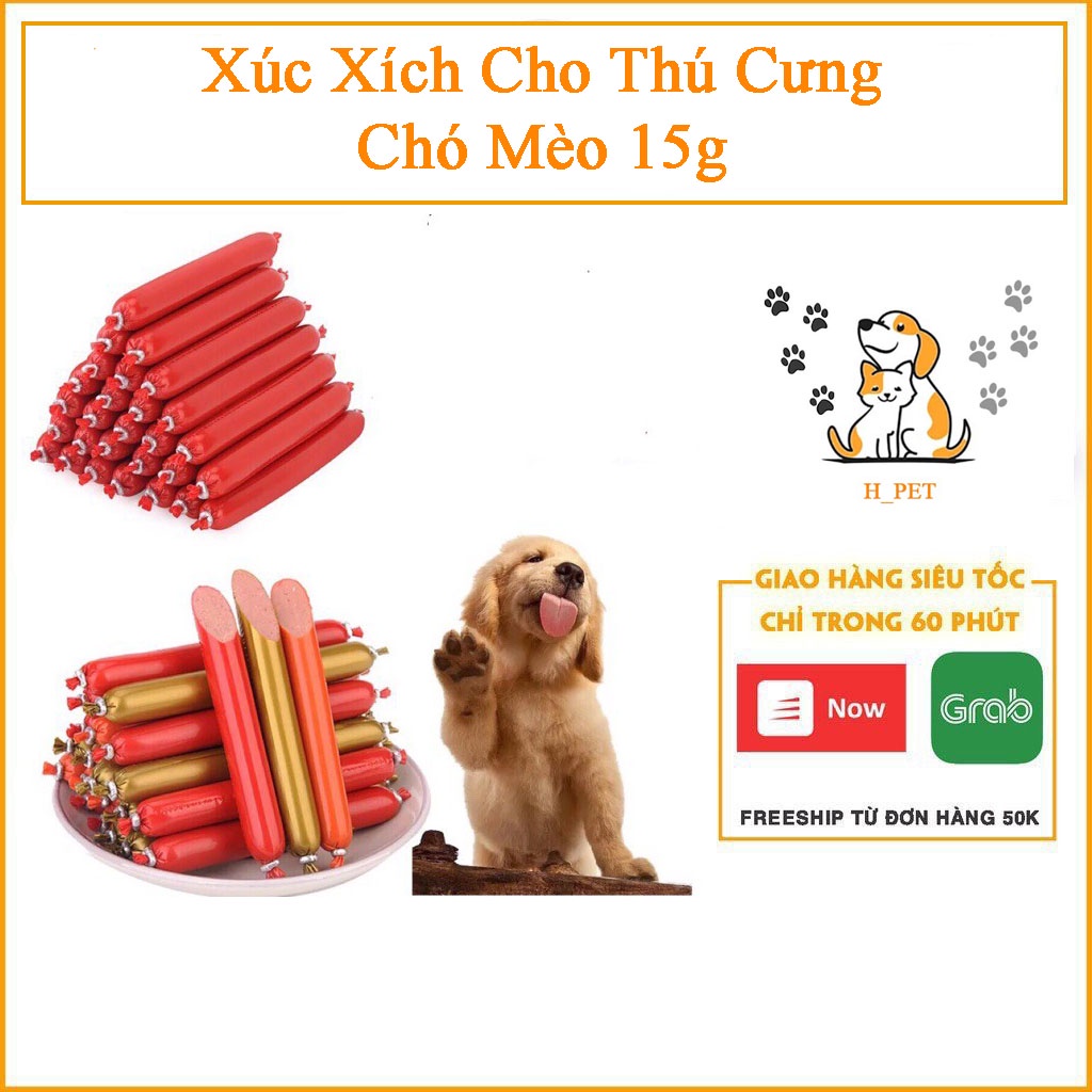 Xúc Xích Cho Thú Cưng Chó Mèo 15gr