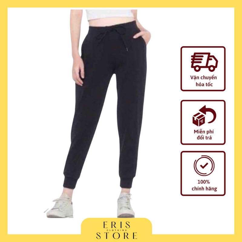 Quần jogger nữ ERIS mặc thu đông chất vải umi cao cấp | BigBuy360 - bigbuy360.vn