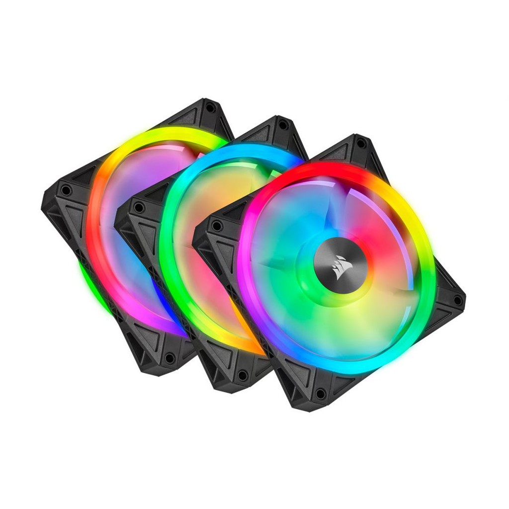 Fan case Corsair LL120/QL120 RGB 120mm RGB LED PWM Fan (Pack 3)