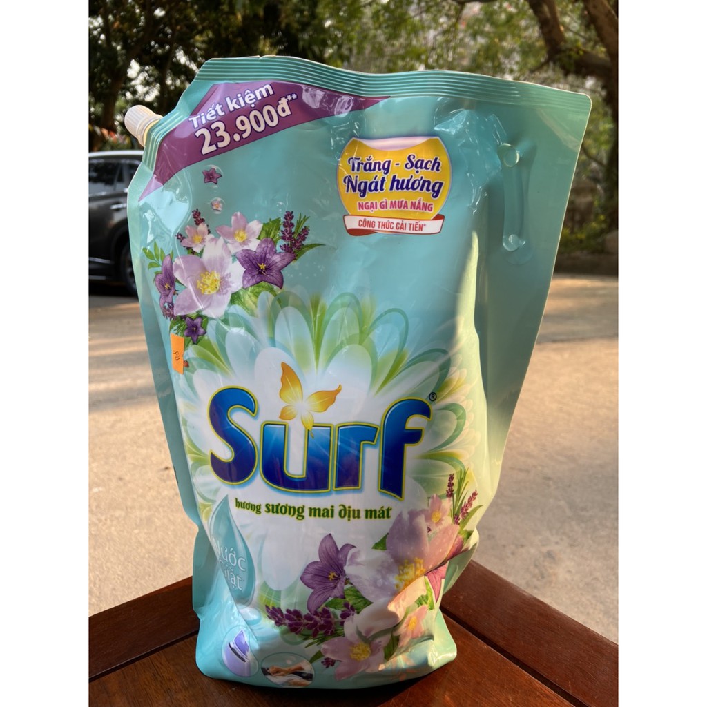 NƯỚC GIẶT SURF HƯƠNG SƯƠNG MAI DỊU MÁT 3.5KG