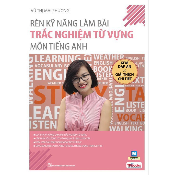 Sách - Rèn kỹ năng làm bài trắc nghiệm từ vựng môn tiếng anh