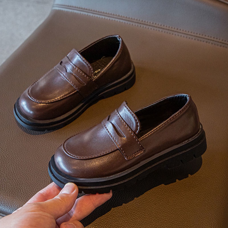 Giày Da Công Chúa Phong Cách Anh Quốc Thời Trang Mùa Xuân Cho Bé Trai Gái 2022 Scho