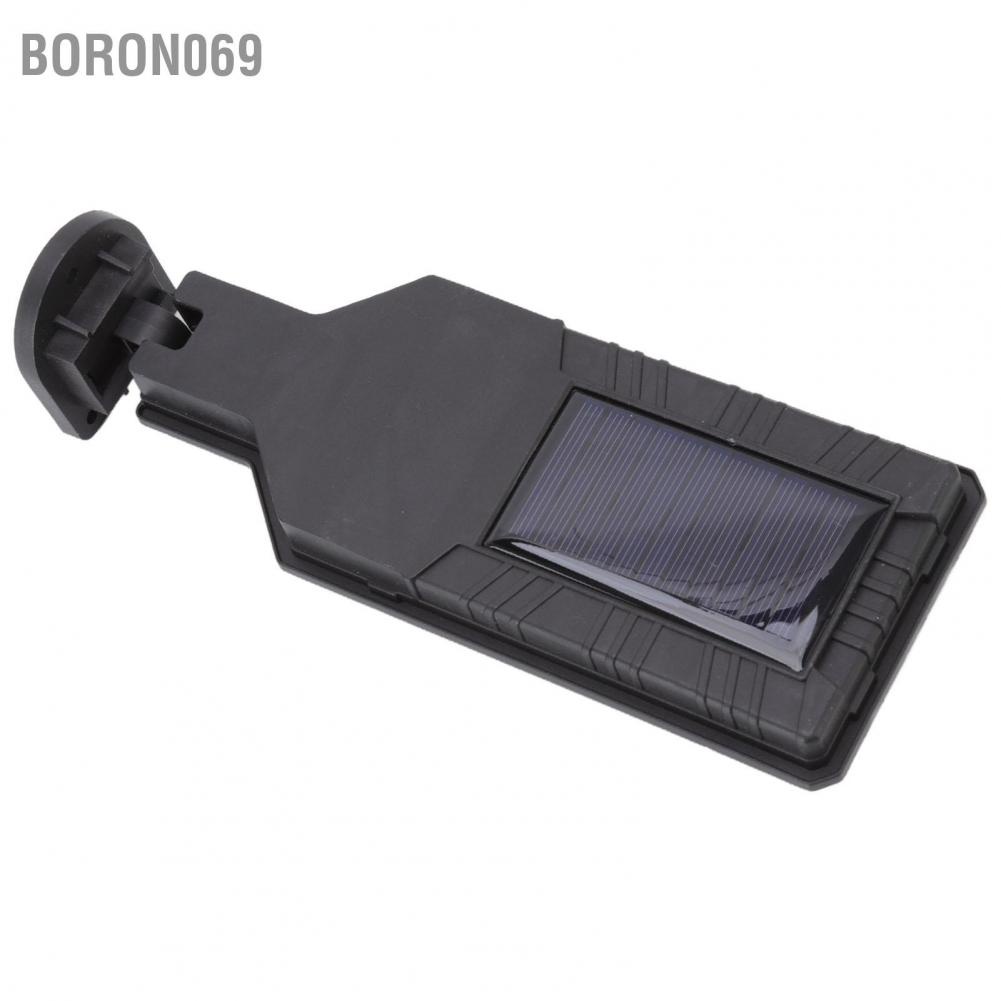 Ánh sáng năng lượng mặt trời Dẫn ánh sáng đường phố cảm biến chuyển động 3000LM 3 chế độ IP65 chống nước Lý tưởng cho lối đi sân vườn hiên nhà Boron069