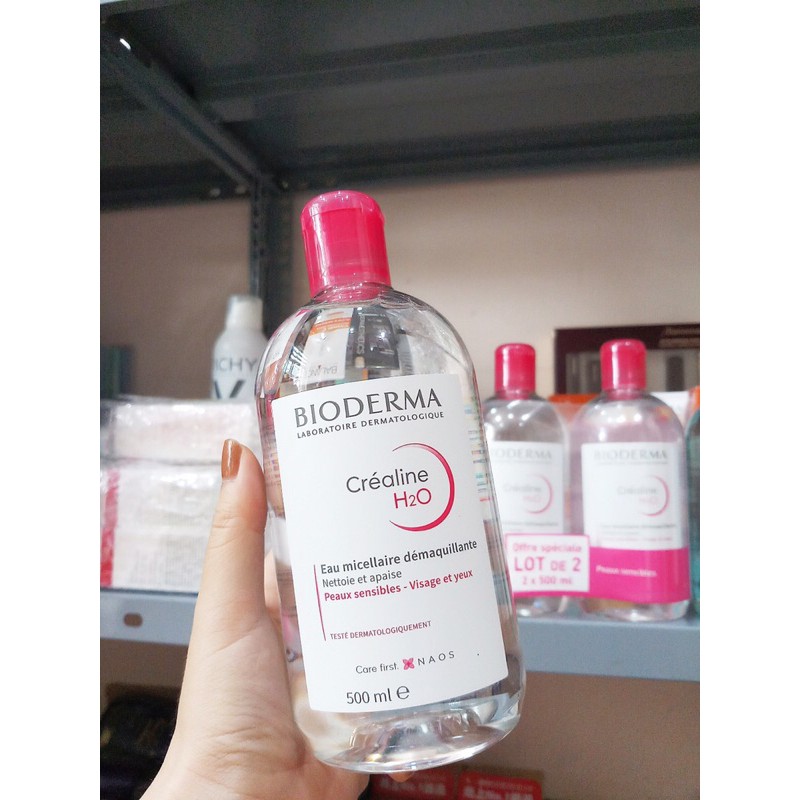 [NỘI ĐỊA PHÁP] Tẩy Trang Bioderma 500ml mẫu mới (link cũ đã bán 60 chai bị xoá mọi ng đặt lại link này nha)