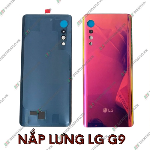 Nắp lưng lg g9 xanh,hồng cam, bạc, trắng,đen