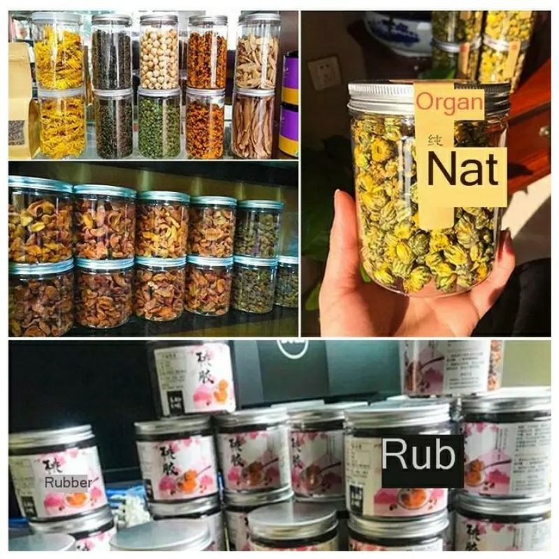 HŨ NHỰA NẮP NHÔM đựng thực phẩm HỦ LỌ NHỰA PET 50g 100g 200g 250g 350g 500g 800g 1000g 1200g