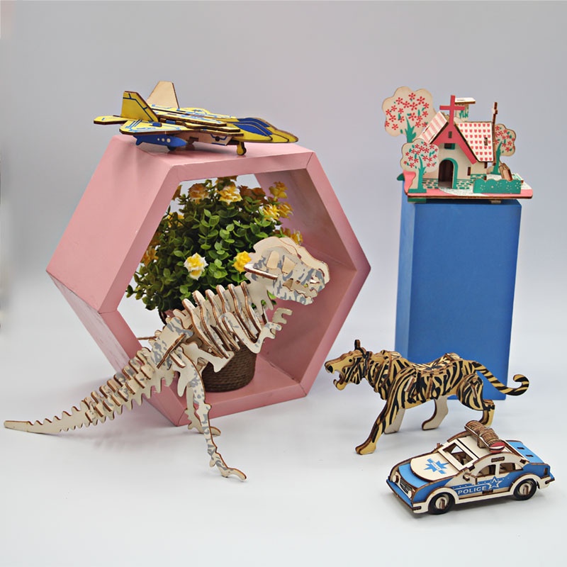 logo xếp hình Bộ Đồ Chơi Lắp Ráp 3d Bằng Gỗ Cho Bé