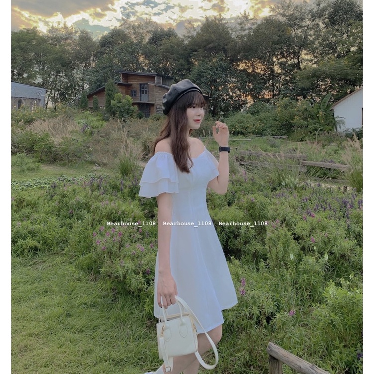 ❌ VÁY TRẮNG RỚT VAI TẦNG ❌ ĐẦM TRẮNG TRỄ VAI TAY CÁCH ĐIỆU XẾP TẦNG | BigBuy360 - bigbuy360.vn