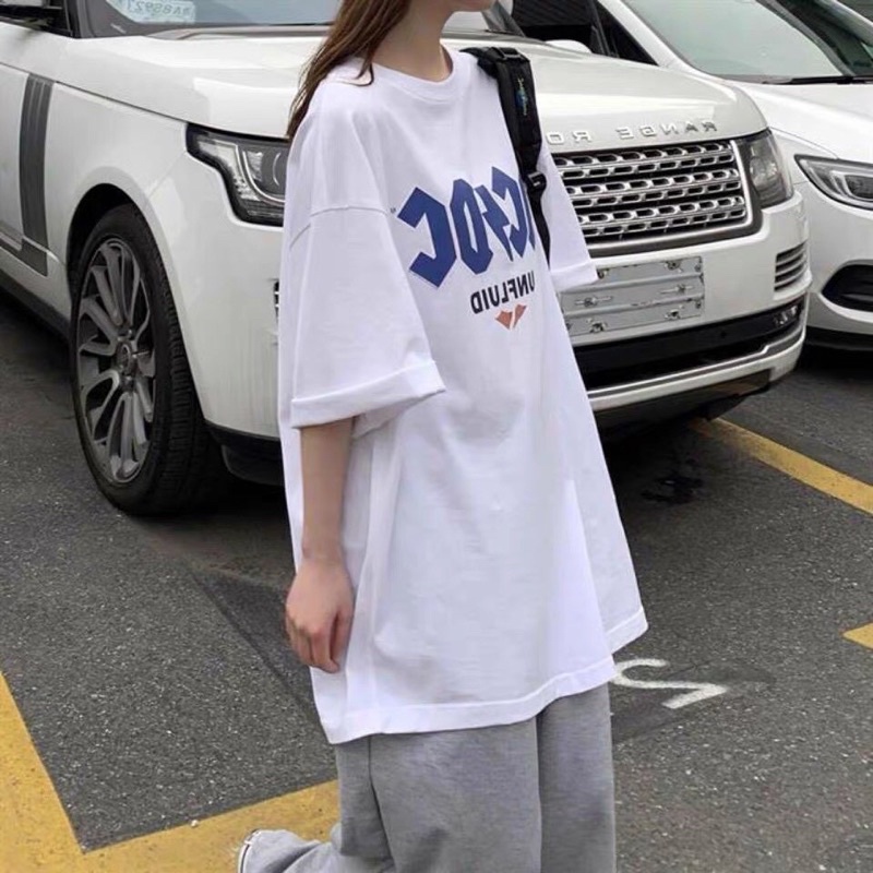 Áo Thun Cotton Áo Phông Tay Lỡ Form Rộng Unisex