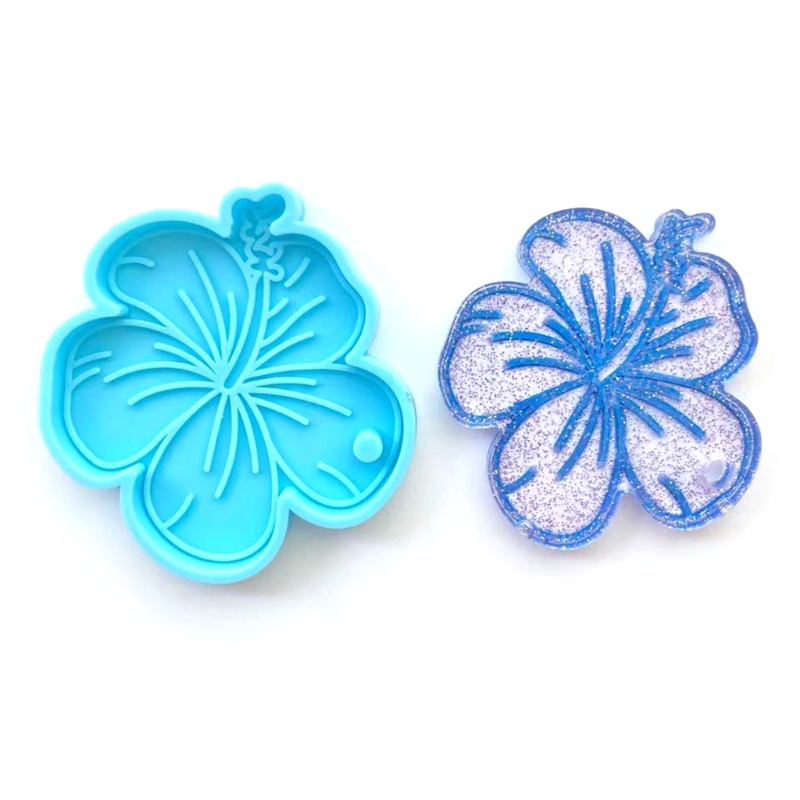 Aoto Bộ 2 Khuôn Silicone Làm Móc Khóa Hình Chim Ruồi