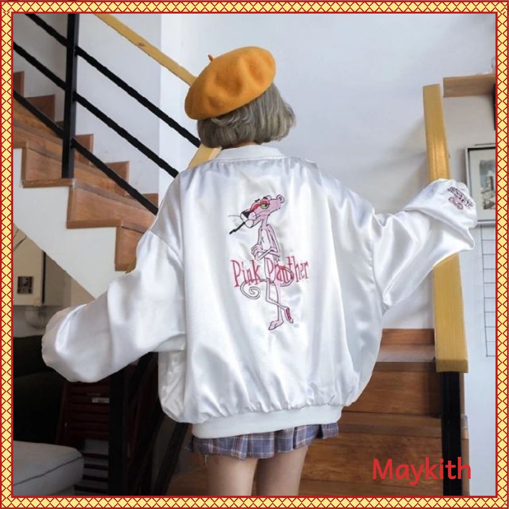 Áo khoác phi bóng báo hồng ulzzang(ảnh thật ở cuối), HOt