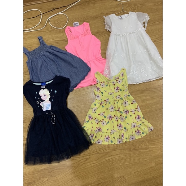 Set 5 váy bé gái