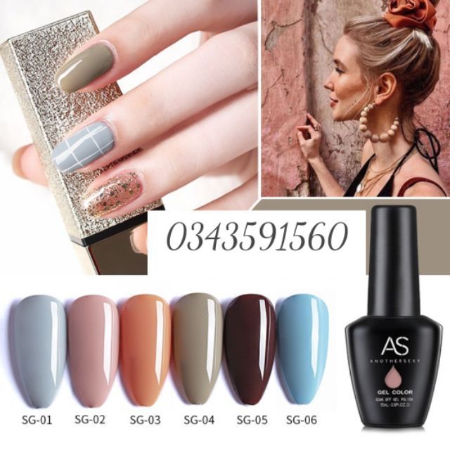 Set sơn gel AS loại 1(chọn lẻ chai)