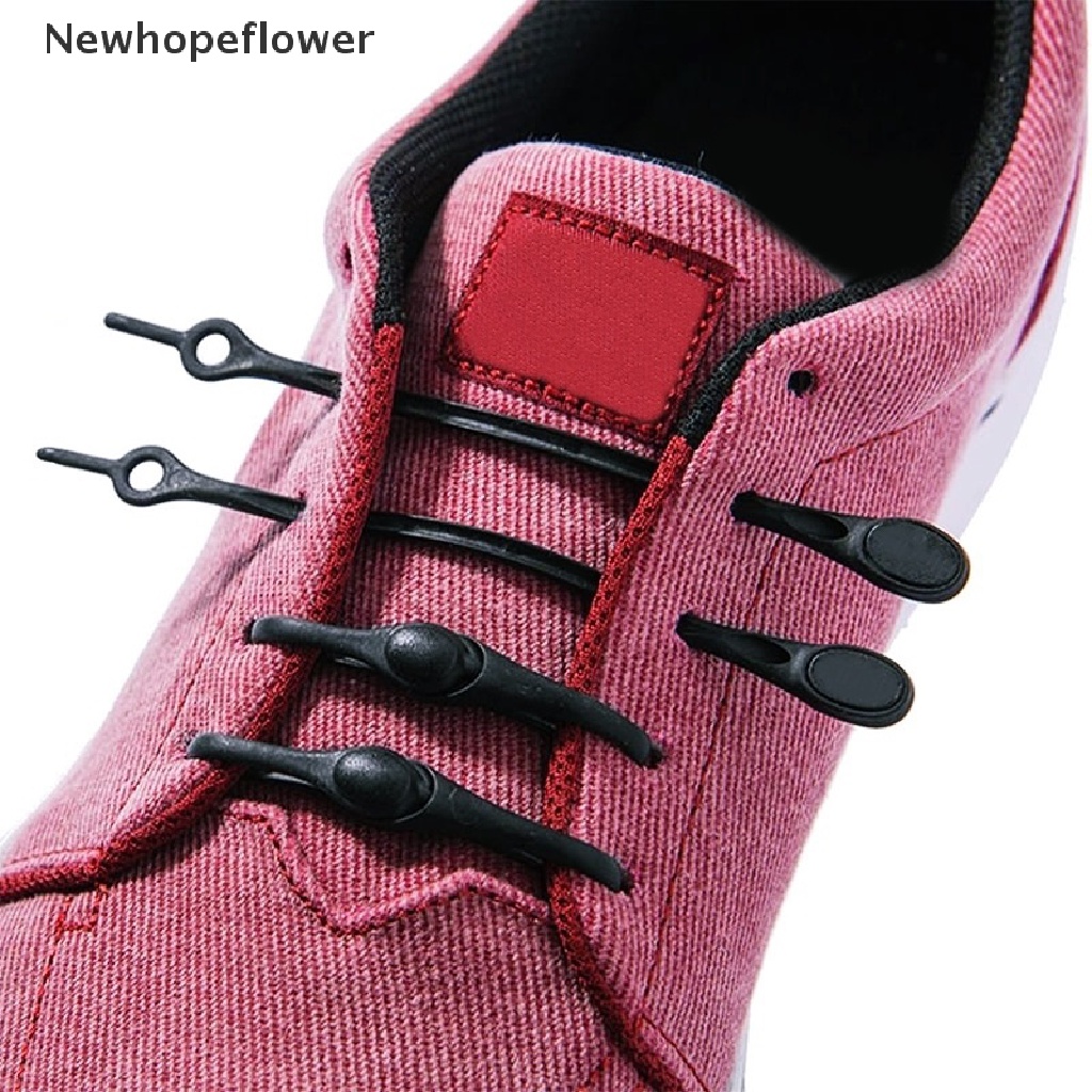 Bộ 12 Dây Giày Thể Thao Bằng Silicone Co Giãn Tiện Lợi