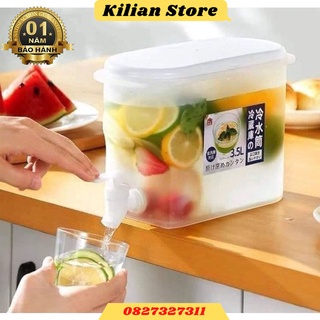 Bình nước 3.5l có vòi❤️FREESHIP❤️bình nước có vòi để tủ lạnh tiện dụng cao cấp - Kilian Store