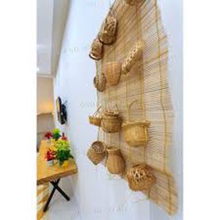 Trang trí decor bằng mây tre đan