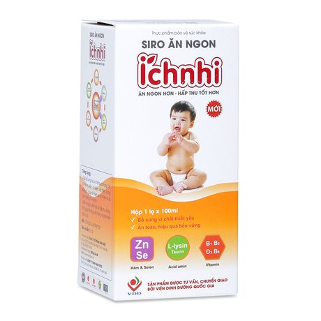 Siro Ăn Ngon Ích Nhi - Giúp trẻ thèm ăn tự nhiên, ăn ngon miệng, ăn nhanh