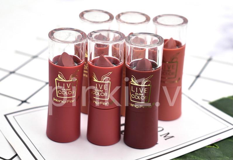 Son Lì Heng Fang 6 Màu Lì Mịn Như Nhung Xinh Xắn | BigBuy360 - bigbuy360.vn