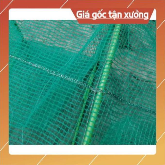 Lồng Bát Qúai chất liệu cước xanh etylen dệt kim, gia công đường may tỉ mỉ , mắt lưới không xô , dạt  , khung sắt 8li