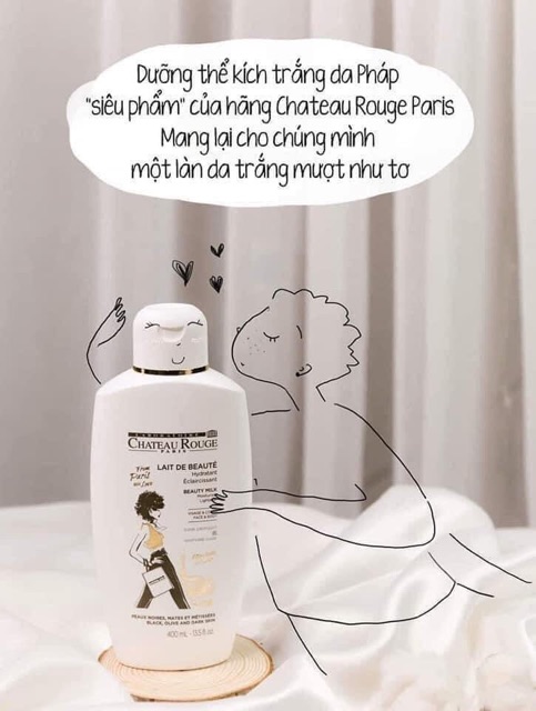 [Chính hãng] Dưỡng thể trắng da Chateau rouge paris (chateaurouge) pháp | BigBuy360 - bigbuy360.vn