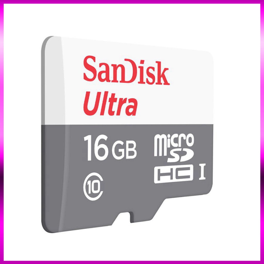 FREE SHIP Thẻ Nhớ SanDisk Ultra 32/16GB Chuyên Dùng Cho Camera, Điện Thoại 80MB/S - Sản Phẩm Chính Hãng ....! | BigBuy360 - bigbuy360.vn