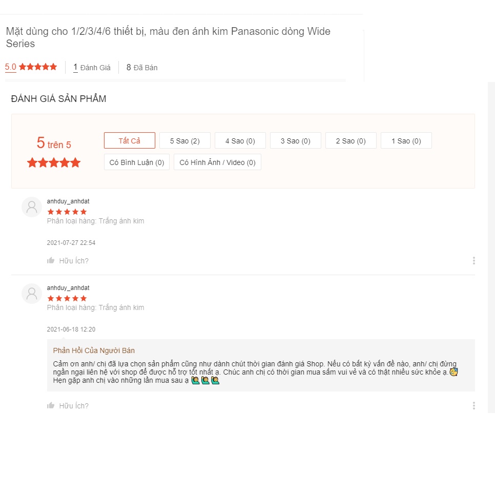 Mặt dùng cho 1/2/3/4/6 thiết bị, màu đen ánh kim Panasonic dòng Wide Series