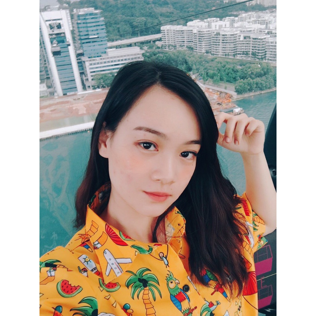 Áo sơ mi hoạt hình - Vẹt, cây dù | BigBuy360 - bigbuy360.vn