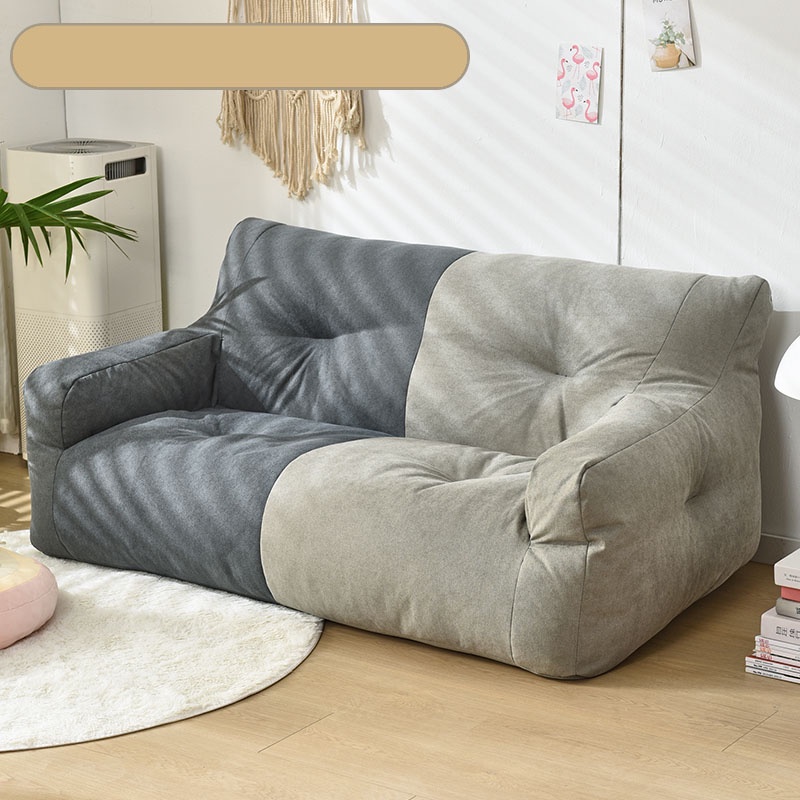 Ghế sofa lười hạt xốp mềm mại thư giãn, mẫu ghế đôi, cỡ lớn
