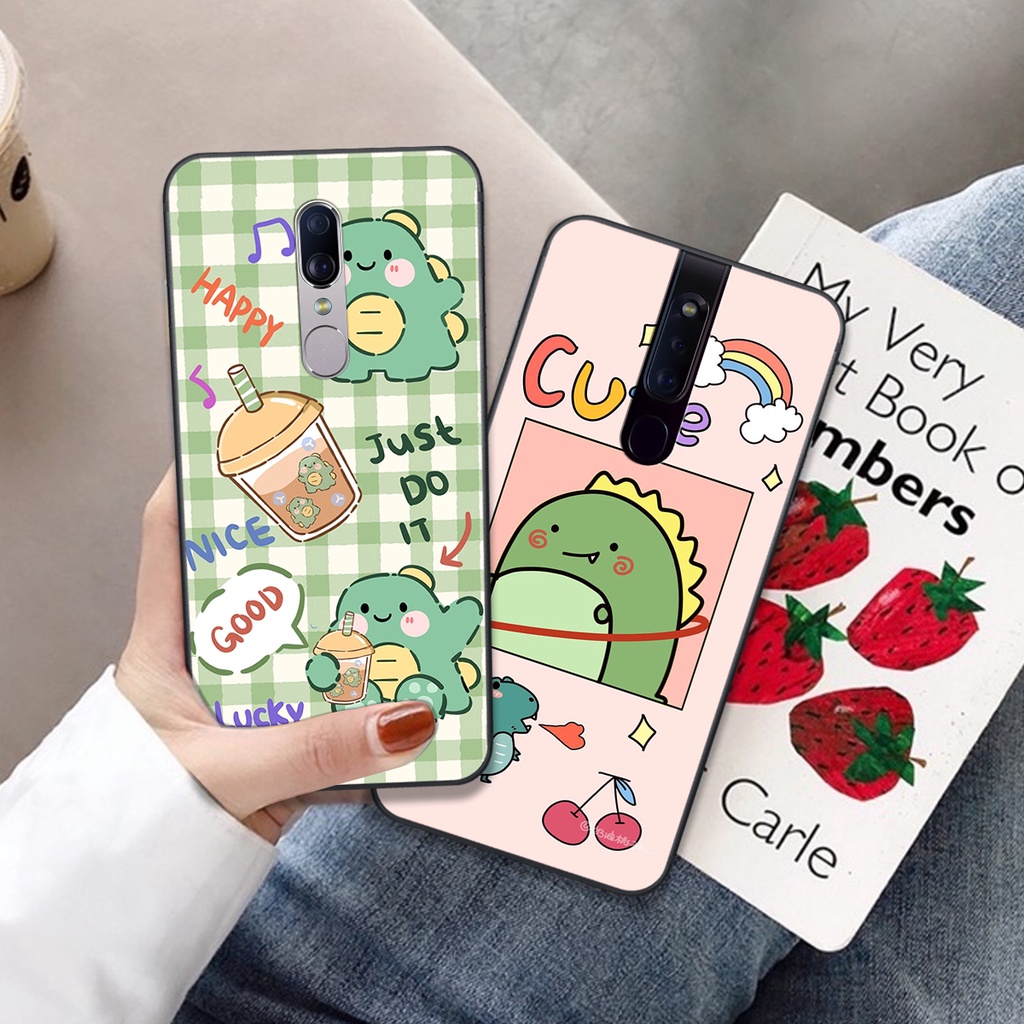 Ốp lưng Oppo F11 - F11 PRO in hình khủng long cute