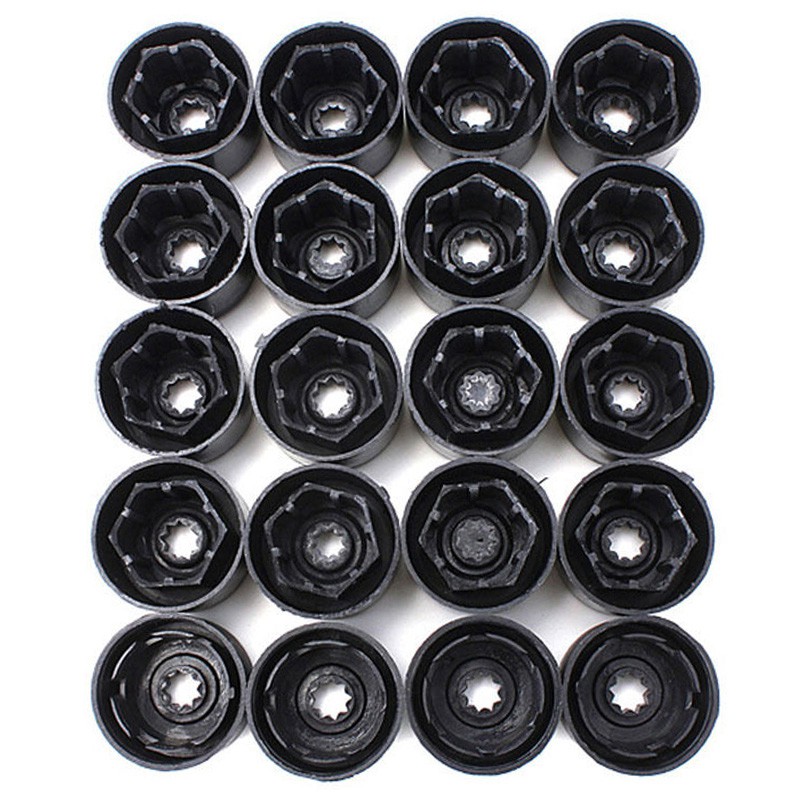 Bộ 20 Nắp Đậy Chống Bụi 17mm Cho Bánh Xe Hơi vw volkswagen