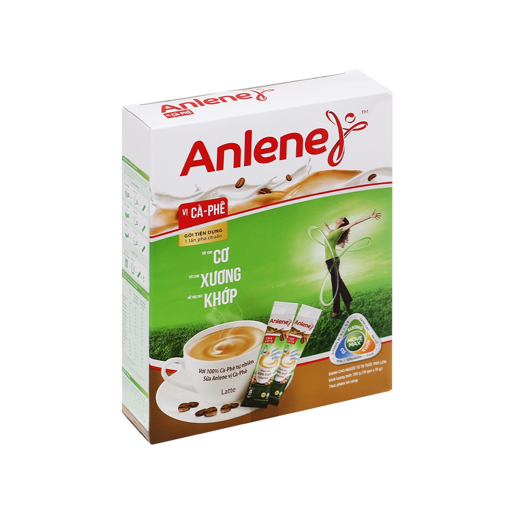 Sữa bột Anlene Gold 3X vị cà phê 310g (từ 19 tuổi)