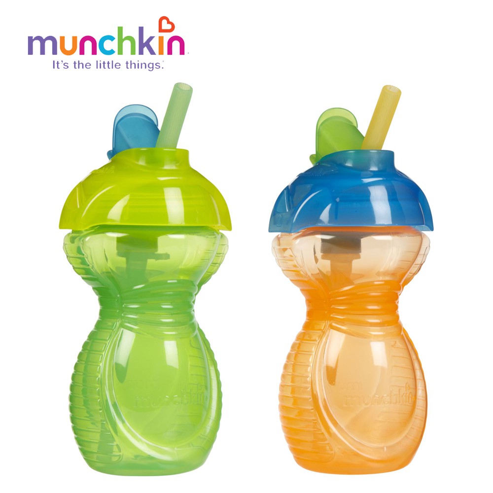 Cốc Ống Hút CL Có Nắp MUNCHKIN- MK15424 - 266ml