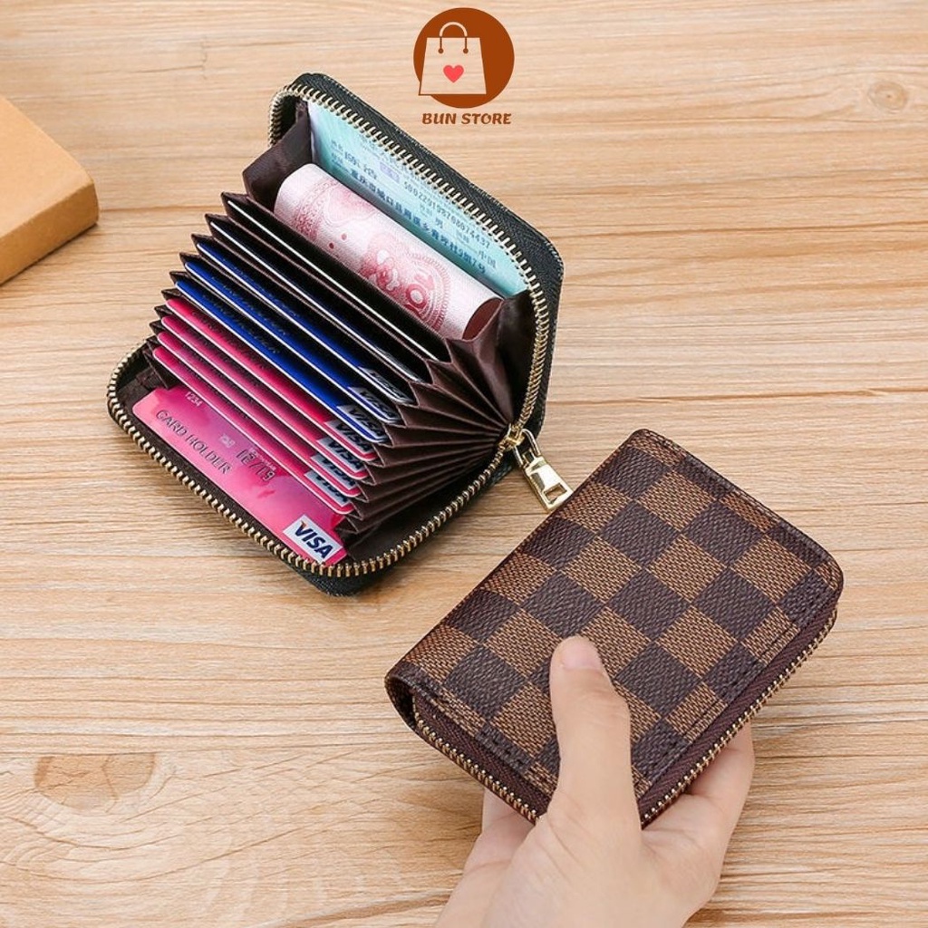 Ví nữ Mini nhiều ngăn hai ngăn để thẻ card màu sắc phong phú hàng Loại đẹp