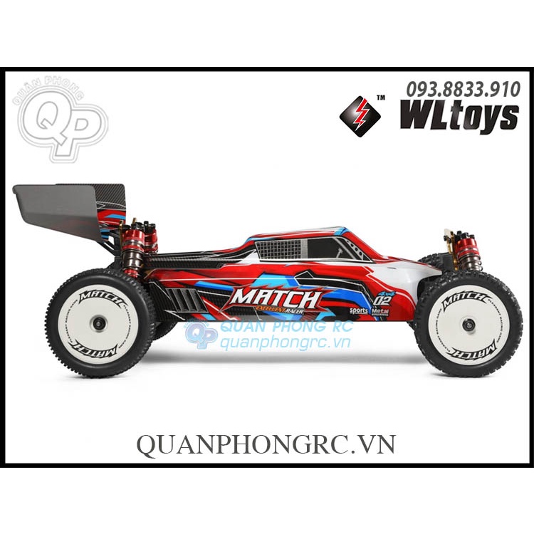 Xe điều khển WLtoys 104001 1/10 2.4G 4WD High Speed Racing RC Buggy Car