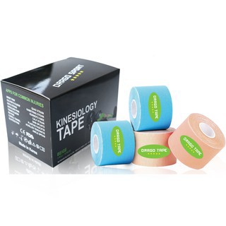 BĂNG DÁN CƠ HỖ TRỢ THỂ THAO DRAGO TAPE ( 1 hộp 2 cuộn)