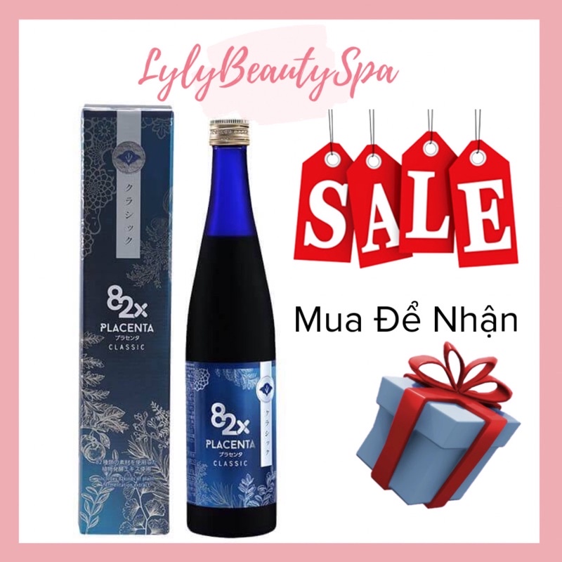 82X PLACENTA CLASSIC Dạng Nước 450.000mg Nhau Thai Heo . Nước Uống Đẹp Da Chống Lão Hoá Tăng Cường Nội Tiết Tố