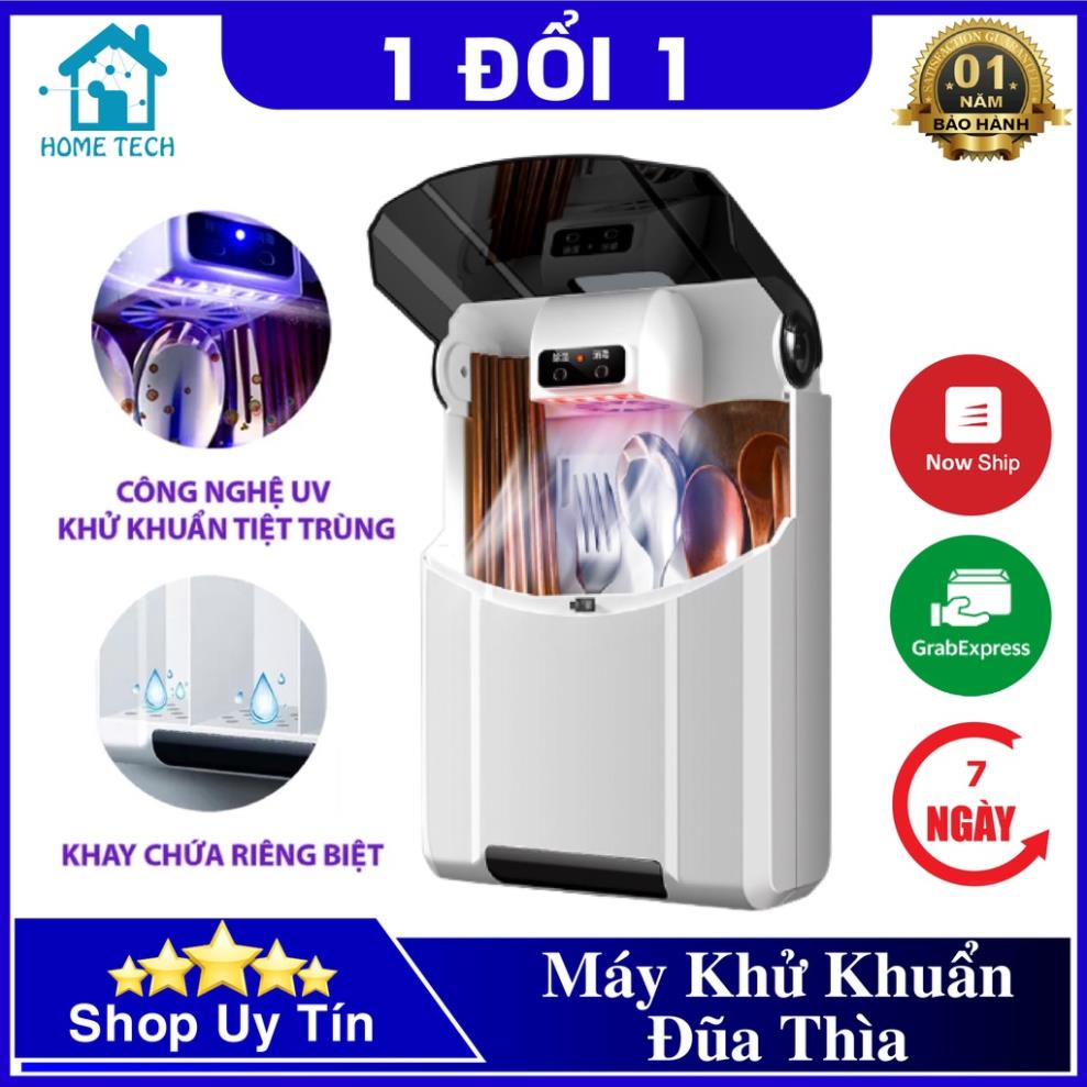 Máy Sấy Khô Đũa Thìa Khử Khuẩn Bằng Tia UV Treo Tường Tiện Lợi.